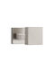 Zogometal Middle Door Lever With Rosette Pair With Mouthpiece Nickel