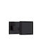 Zogometal Middle Door Lever With Rosette Pair With Mouthpiece Black
