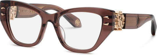 Рамки За Очилa Roberto Cavalli Дамски Vrc075m5206me Леща Мост Дръжка 52 18 135 Мм