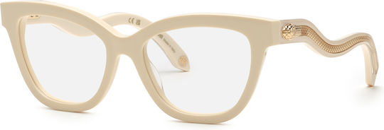 Brillengestelle mit Rezept Roberto Cavalli Frauen Vrc072-5309x7 Brücke Bügel 53 17 140 mm