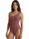 One Piece Swimsuit Rosewood Shimmer