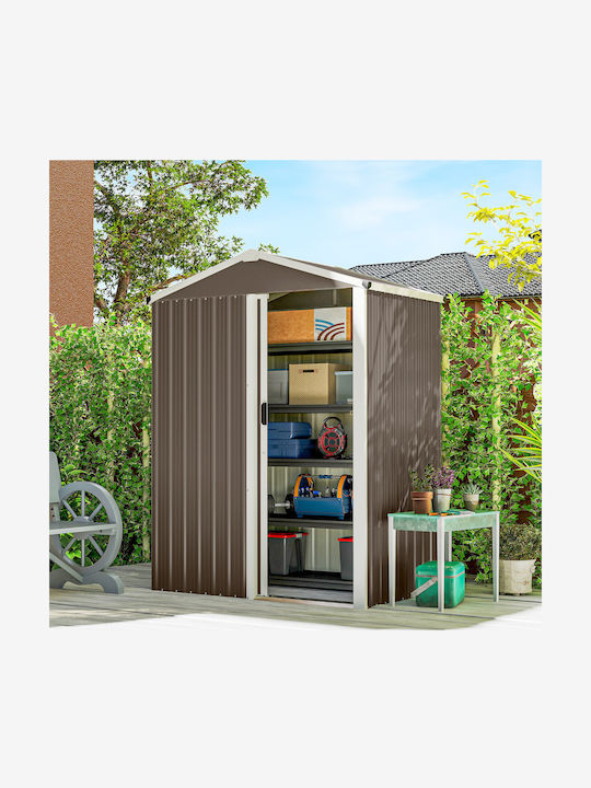Metallische Gartenhaus Galvanisiert M1.36xB0.87...