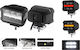 Universal Led Halogen Headlight White Light Orange-red Position Light 12v 24v E-mark Truck Tractor Roll Bar