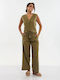 Khaki Women's Vest