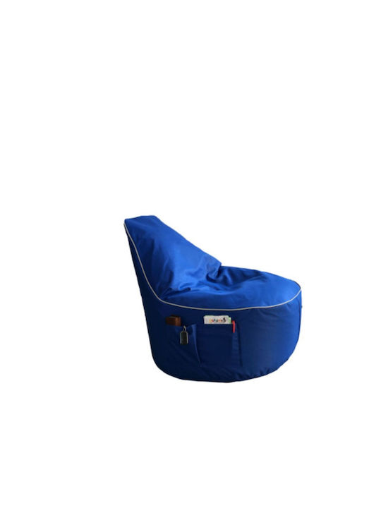 Bean Bag Pear Blue 40x60x70cm