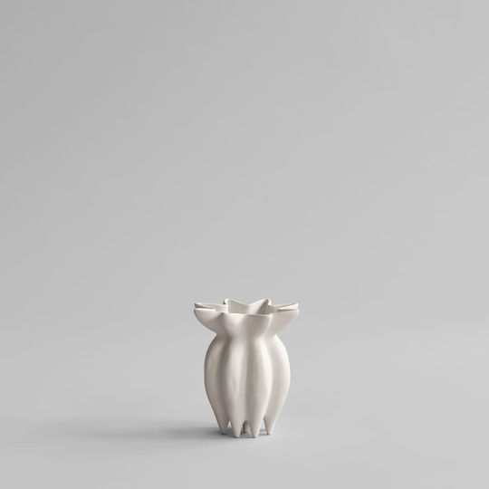 101 Copenhagen Decorative Ceramic Vase Petit White 18x18xH20cm