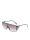 Lacoste Unisex Sunglasses With Black Metallic Frame And Black Lens L253S-002