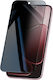 Avizar Gehärtetes Glas Oppo A6 Datenschutz Filter Transparent Schwarz