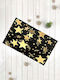 SteweHome Non-Slip Black Doormat 70x45cm