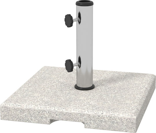 Outsunny Umbrella Stand Metallic Gray 3.2x3.2x38cm