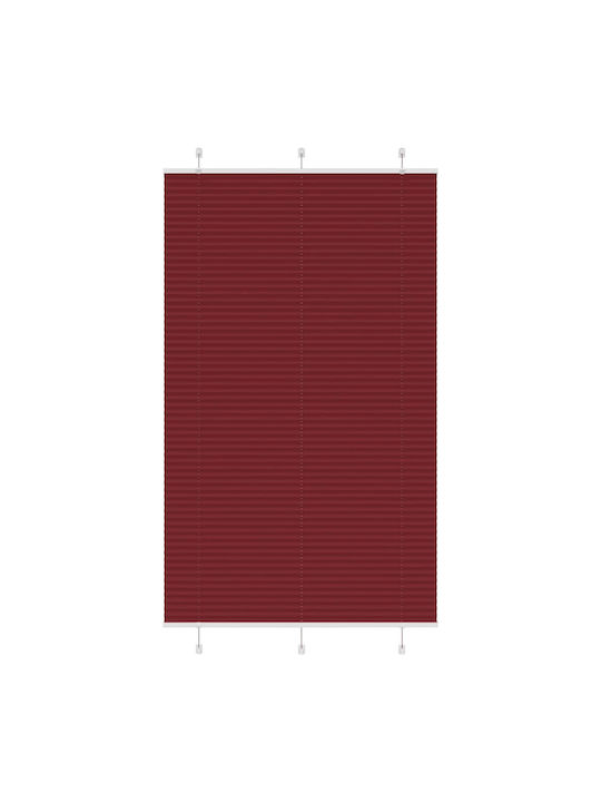 vidaXL Rollos Partieller Blackout Burgundisch P120xH200cm 4015266