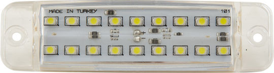 Lumini De Marcaj Albe 18 Led 12-24v 100mm