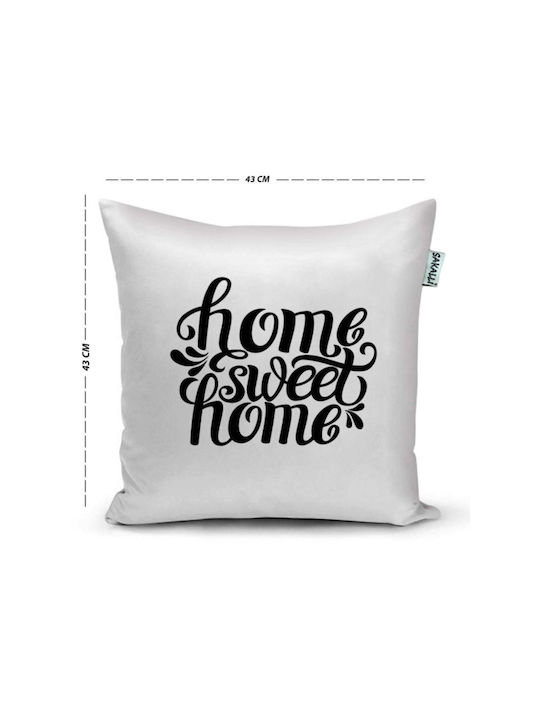 SteweHome Față De Pernă Din Catifea Albă
