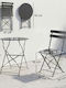 Outsunny Garten- und Outdoor-Möbelsets Wohnzimmer Typsatz 3 Stück Schwarz