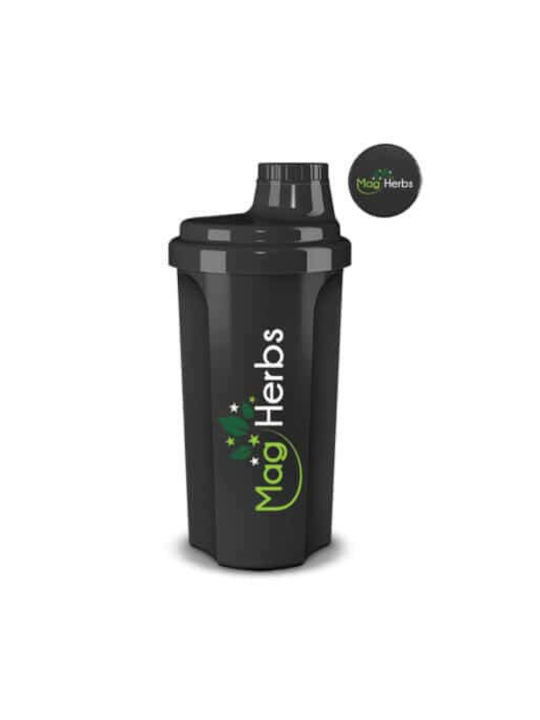 Mag Herbs Shaker Πρωτεΐνης 700ml Πλαστικό Μαύρο