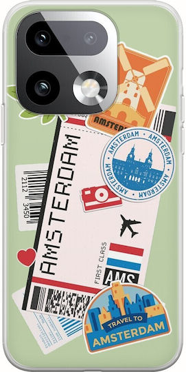 Θήκη Ticket To Amsterdam Realme 16 Pro+ 5g Flexible Tpu Διάφανη Σιλικόνη