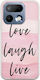 Θήκη Love Laugh Live Realme 16 Pro 5g Flexible Tpu Διάφανη Σιλικόνη