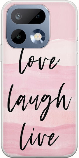 Θήκη Love Laugh Live Realme 16 Pro 5g Flexible Tpu Διάφανη Σιλικόνη