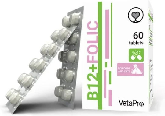 Vetapro Dog and Cat Multivitamin Tablets 60 Tabs for General Health