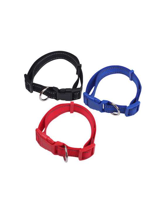 Nobleza Reflective Silk Dog Collar Reflective Fiber Small Black