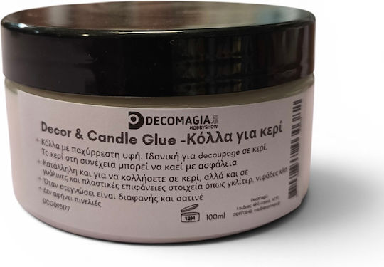 Candle Glue Decor & Candle Glue 100ml