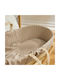 Snuz Baby Cradle Cotton Fitted Sheet Beige 35x75cm