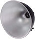 Ishoot E27 Lamp Holder Clamp Umbrella Reflector Funnel 27x15cm