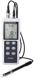 Ph Metru Profesional Interval Ph 0-14 Ip68 Calibrare Automată în 3 Puncte Sondă de Temperatură Carcasă