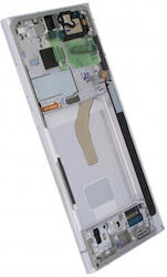 Samsung Galaxy S22 Ultra 5g Lcd+touch Screen+frame White Original