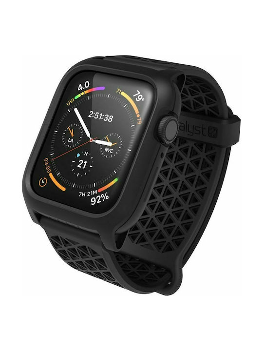 Catalyst Impact Protection Θήκη Σιλικόνης σε Μαύρο χρώμα για Apple Watch 44mm Series 4, 5