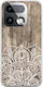 Θήκη Wooden Mandala Realme 16 Pro+ 5g Flexible Tpu Διάφανη Σιλικόνη