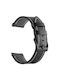 Strap Leather Stitch Line Xiaomi Watch 5 47mm 22mm Black