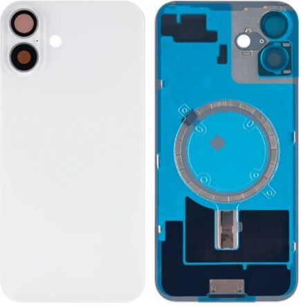 Apple Iphone 16 Plus Backcover Magsafe+camera Lens White Grade A