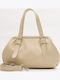 Leather Women's Shoulder Bag White