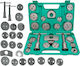 Brake Piston Tool Kit Zola 23 Pieces Universal Adapters Brake Calipers Steel Storage Box