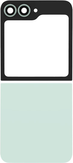 Clappio Upper Lower Back Glass Replacement Kit Galaxy Z Flip 6 Green