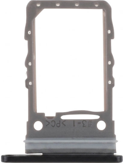 Clappio Sim Card Tray Samsung Galaxy Z Flip 6 Nano Sim Slot Black
