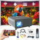 Zenwire Proiector X5 LCD Full HD cu Wi-Fi și Difuzoare Încorporate 1008399