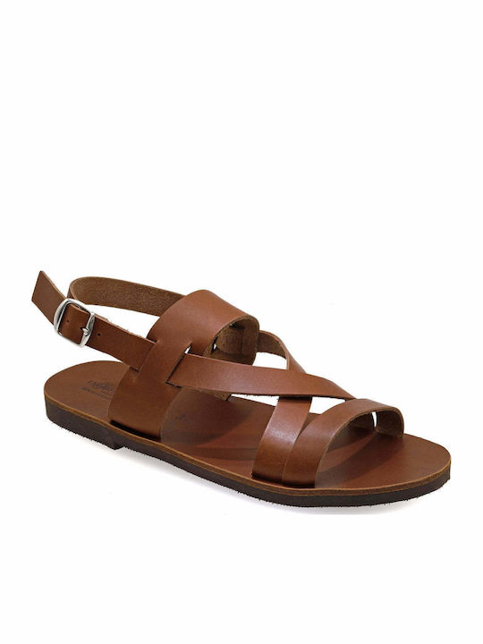 Herrensandalen Monomachos Leandros Braune