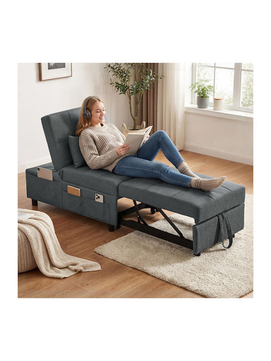 Scaun De Relaxare Relaxează-Te Gri 65.5x104x81cm