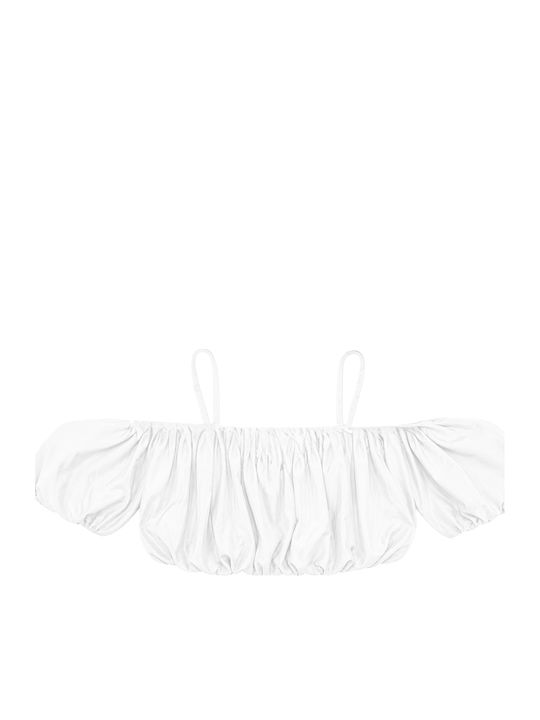 Παιδικό Crop Top Αμάνικο Leuko