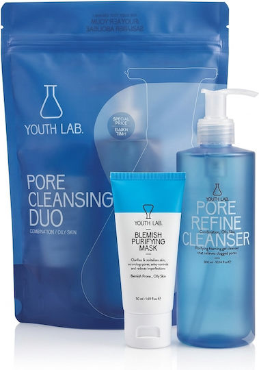 Youth Lab. Pore Cleansing Duo Σετ Περιποίησης για Λάμψη 2τμχ