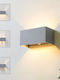 Wall-Mounted Outdoor LED Lighting IP65 with Warm White Light