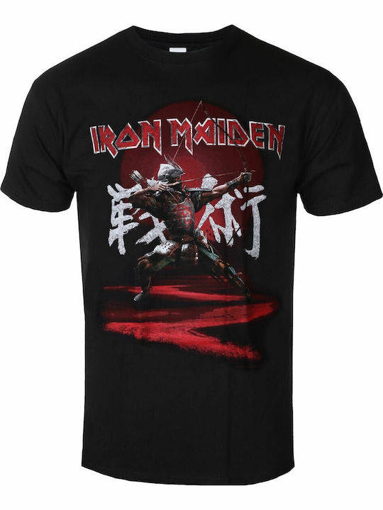 Iron Maiden Bedrucktes T-shirt Eddie Archer Kanji