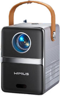 Wimius P61 Pro Mini Proiector LCD Full HD cu Lampă LED Wi-Fi și Difuzoare Încorporate