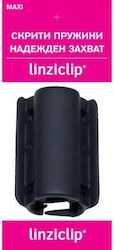Large Black Velvet Hair Clip Linziclip Maxi