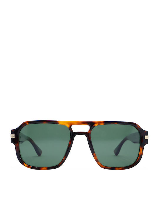 OJO Sunglasses Unisex Γυαλιά Ηλίου με Καφέ Σκελετό και Καφέ Polarized Φακό 28OTR33433