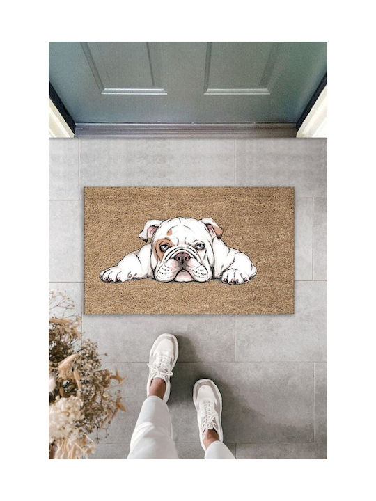 SteweHome Non-Slip White Entrance Mat 45x70cm