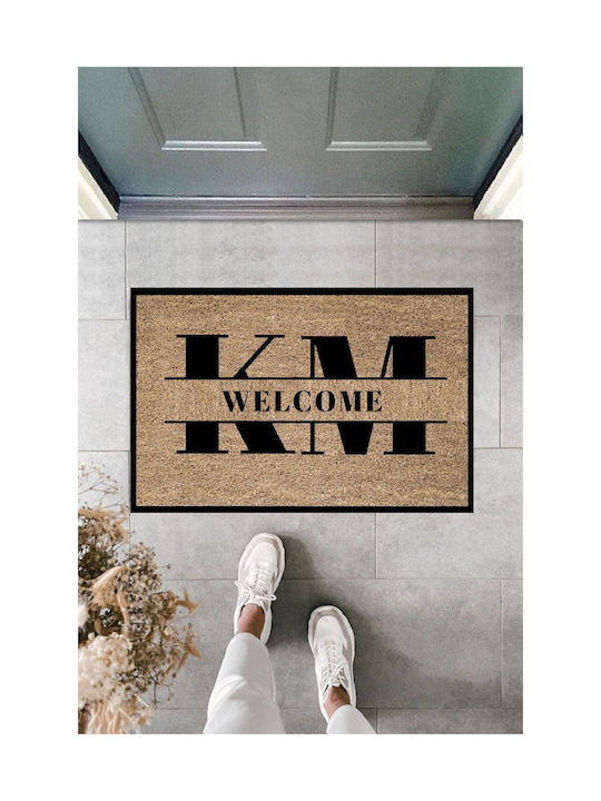 SteweHome Non-Slip White Entrance Doormat 45x70cm