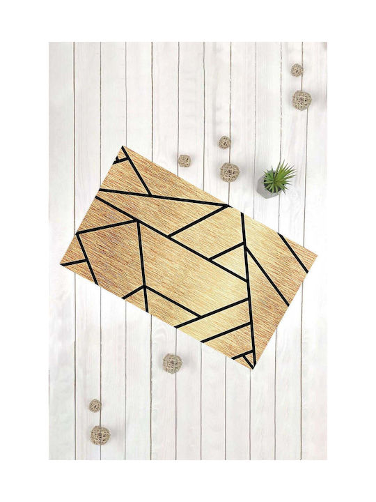 SteweHome Non-Slip Yellow Entrance Doormat 70x45cm